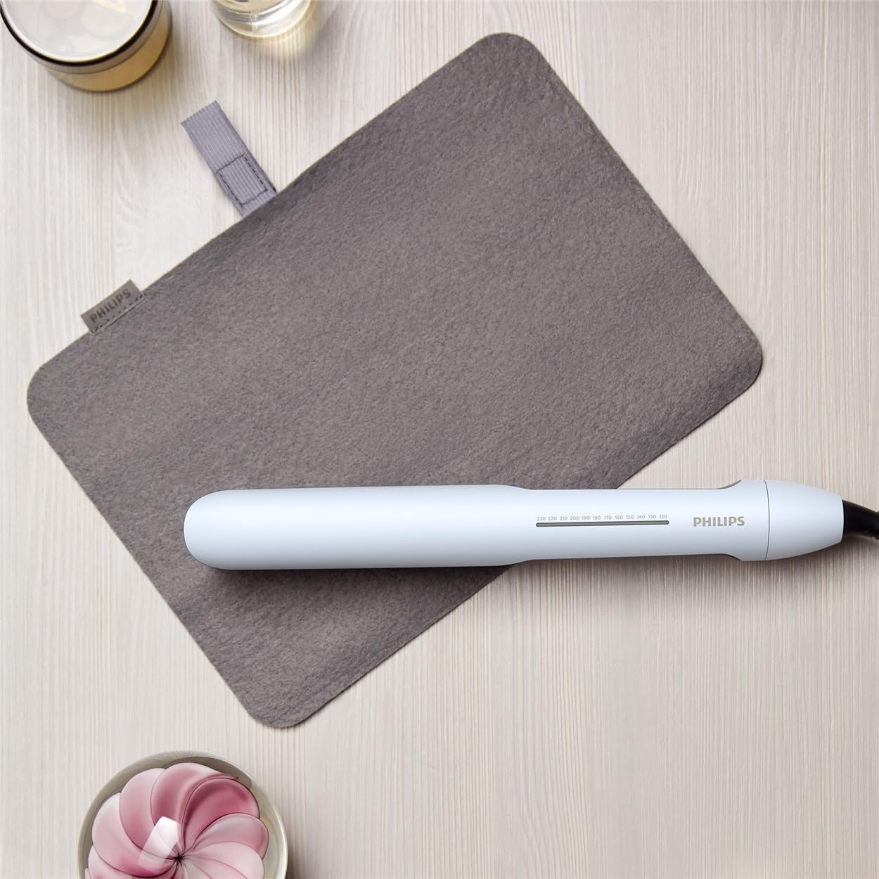 Fer à lisser série 5000 : lissage parfait pour tous les types de cheveux Découvrez la technologie ThermoShield pour une protection optimale et une brillance éclatante – Image 7