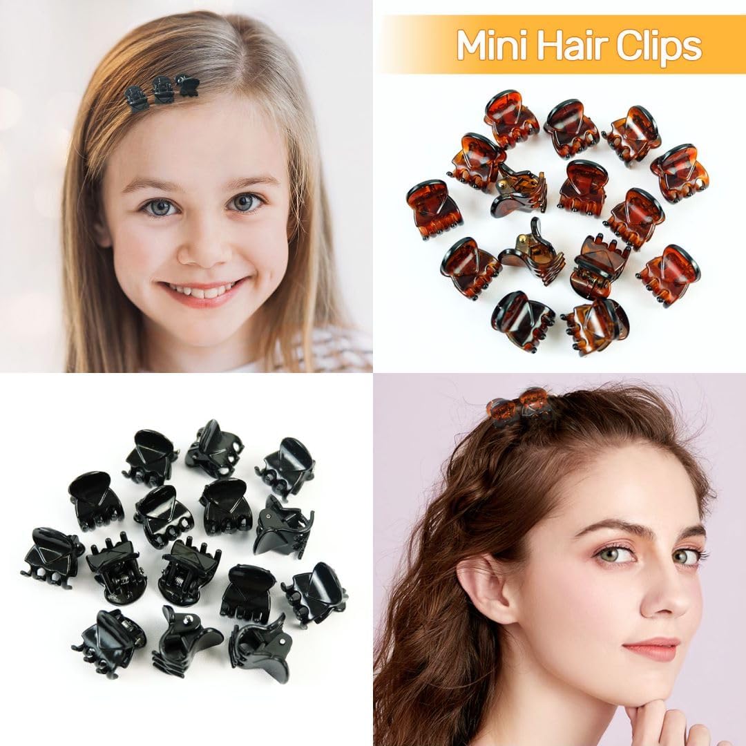 Mini pinces à cheveux : 30 pièces pour un maintien parfait des coiffures des femmes et des filles – Image 3