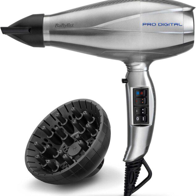 Sèche-cheveux professionnel 2200W pour coiffeurs : rapidité et brillance garantie