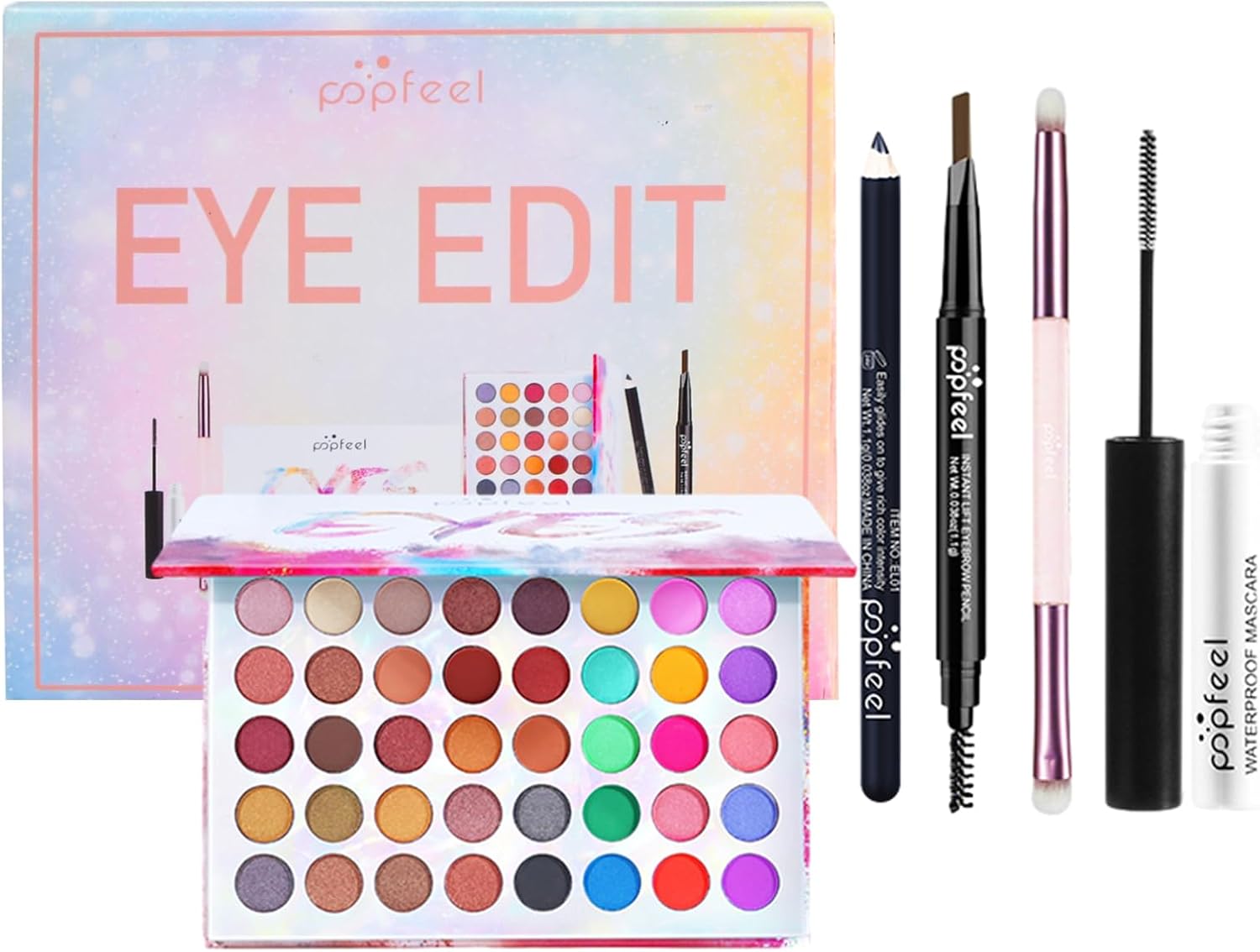 Palette de fard à paupières 40 couleurs : kit de maquillage tout-en-un pour femmes et filles, idéal pour sublimer vos yeux