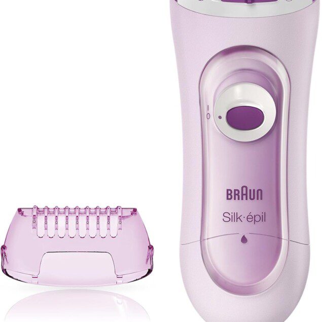 Rasoir électrique rose pour femmes : épilation douce et précise avec le Braun Silk Epil Lady Shaver