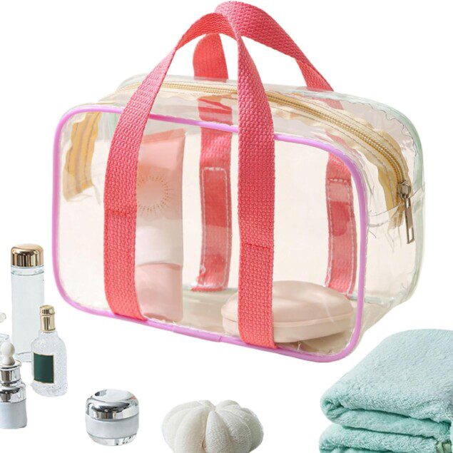 Trousse de maquillage de voyage transparente : l'alliée parfaite pour vos escapades et festivités