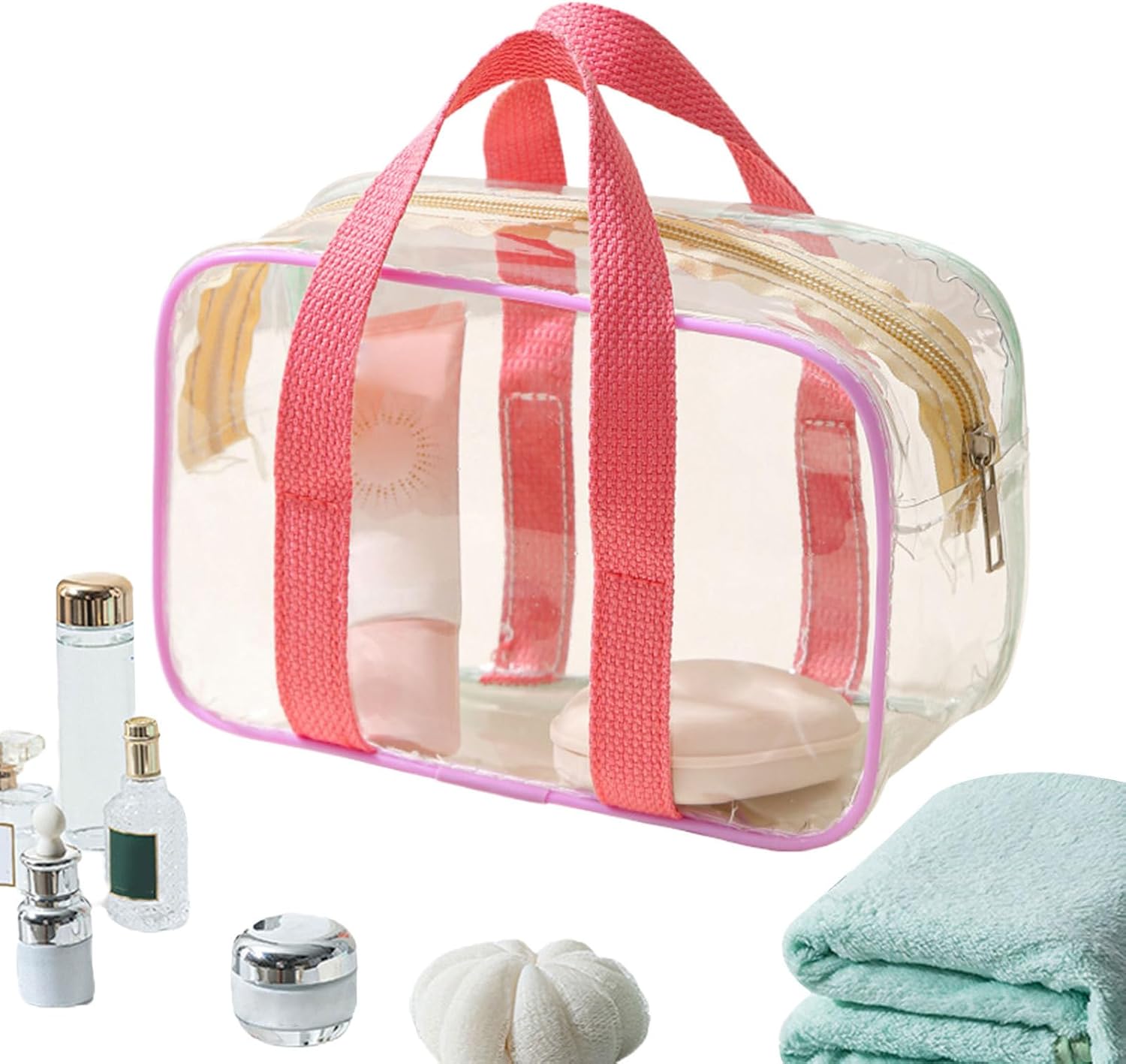 Trousse de maquillage de voyage transparente : l'alliée parfaite pour vos escapades et festivités