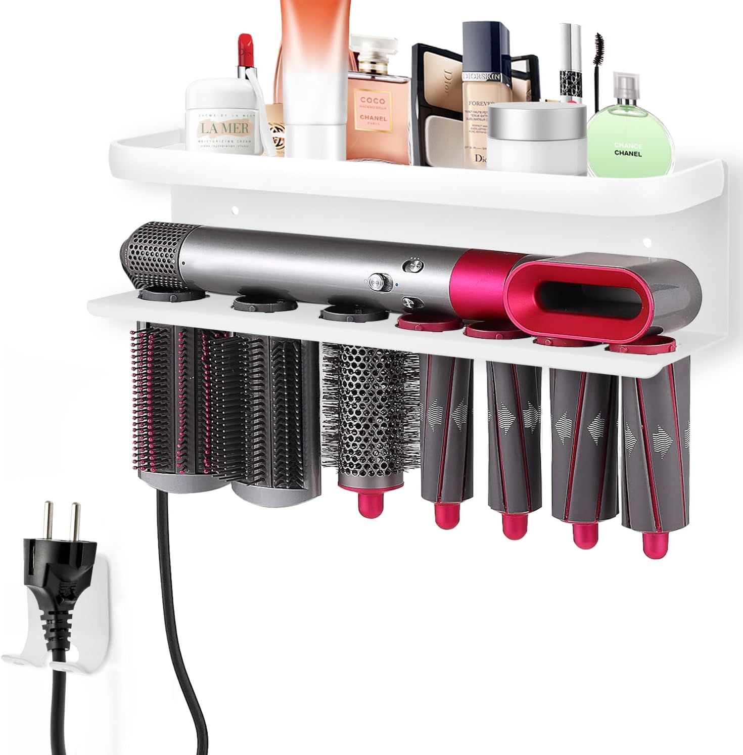Support 2 en 1 pour Dyson Airwrap : l’accessoire indispensable pour une salle de bain élégante et organisée