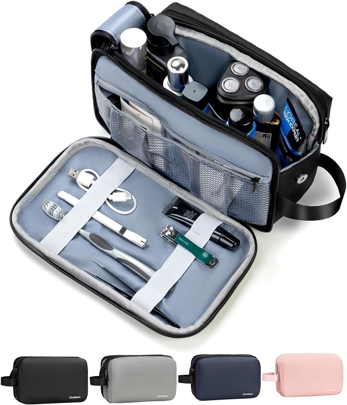 Trousse de toilette étanche pour hommes et femmes : l'accessoire idéal de voyage pour ranger vos essentiels cosmétiques