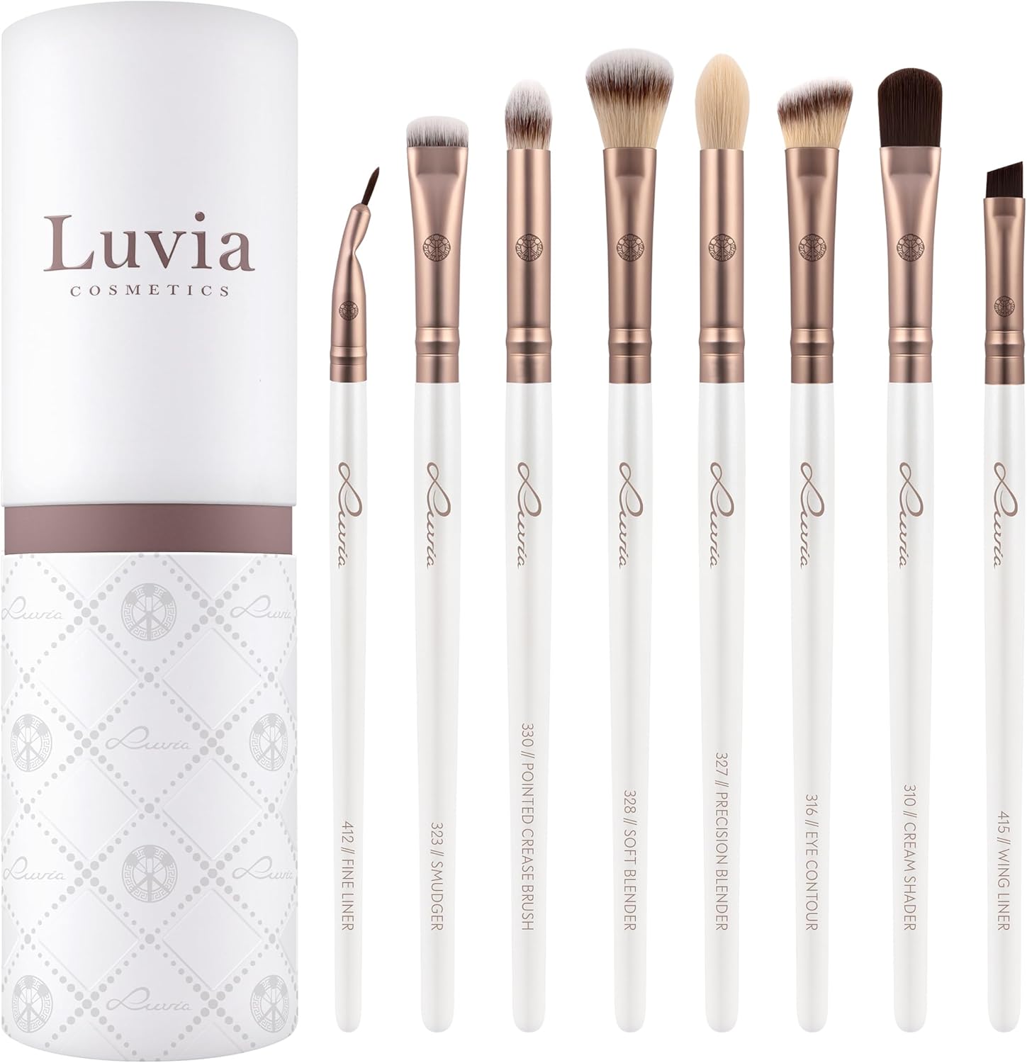 Pinceaux de maquillage pour les yeux : le set Luvia All Eye Want pour un mélange et une application parfaits – Image 2