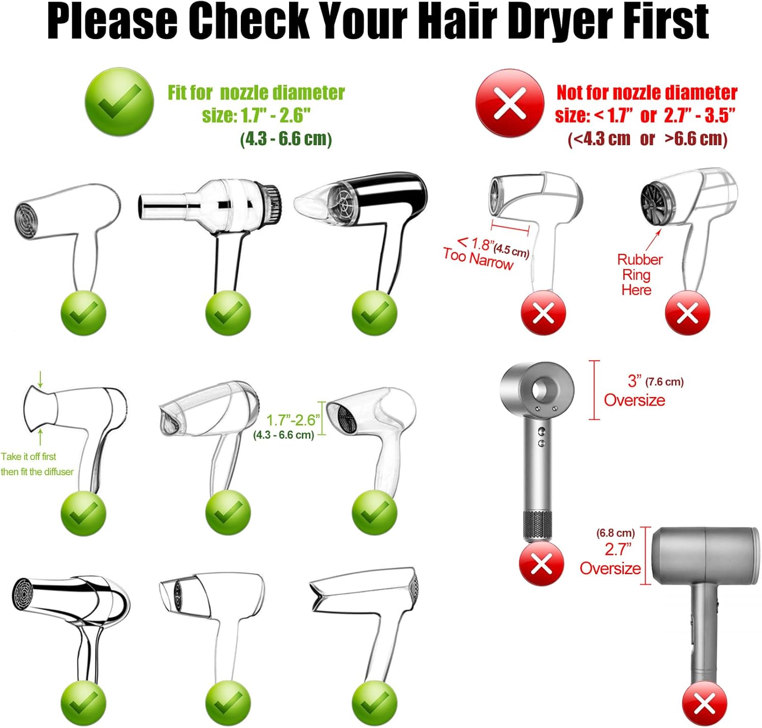 Diffuseur universel pour sèche-cheveux : le secret des cheveux bouclés et ondulés volumineux sans frisottis – Image 6