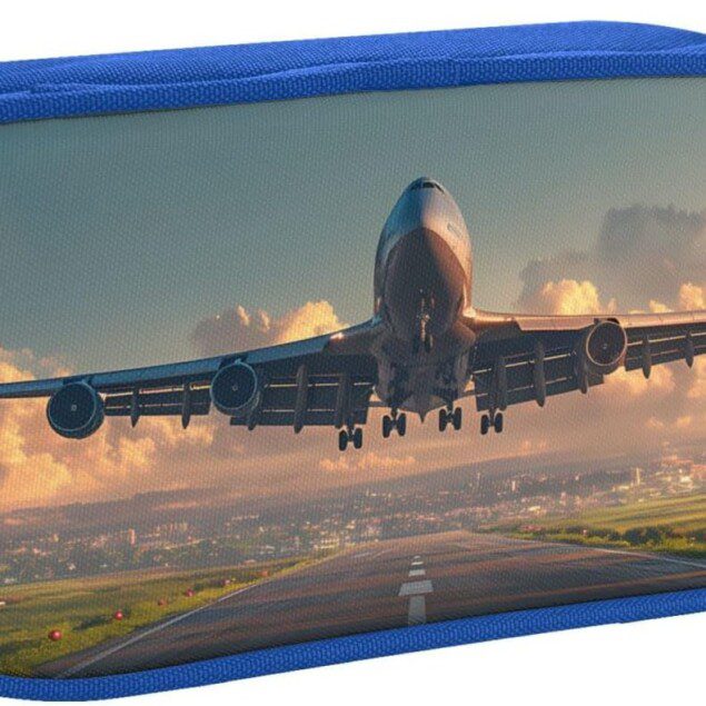 Trousse à crayons en forme d'avion : l'organiseur idéal pour les étudiants et les voyageurs