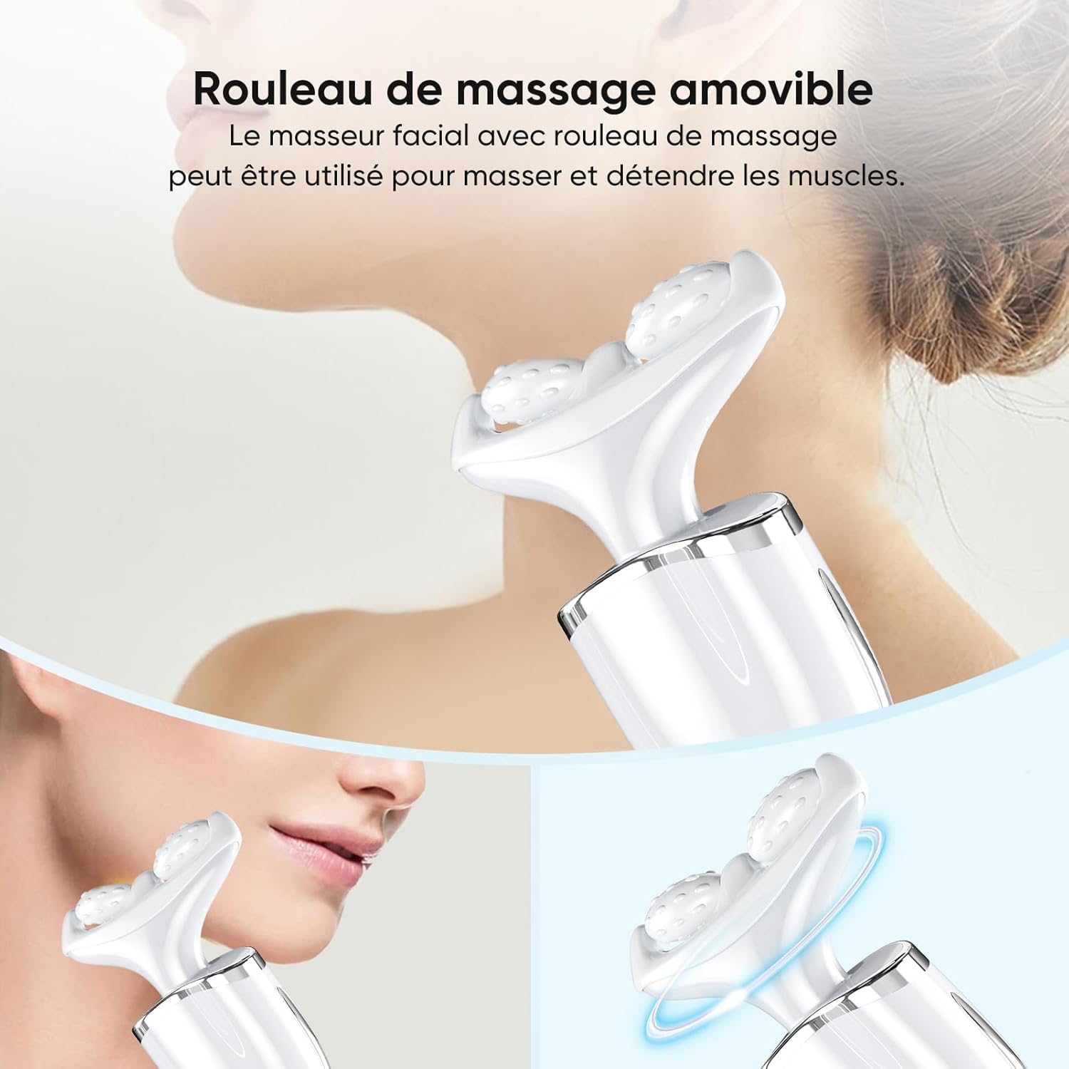 Appareil anti-rides : le masseur électrique facial idéal pour femmes, pour un lifting efficace et un raffermissement du visage – Image 3