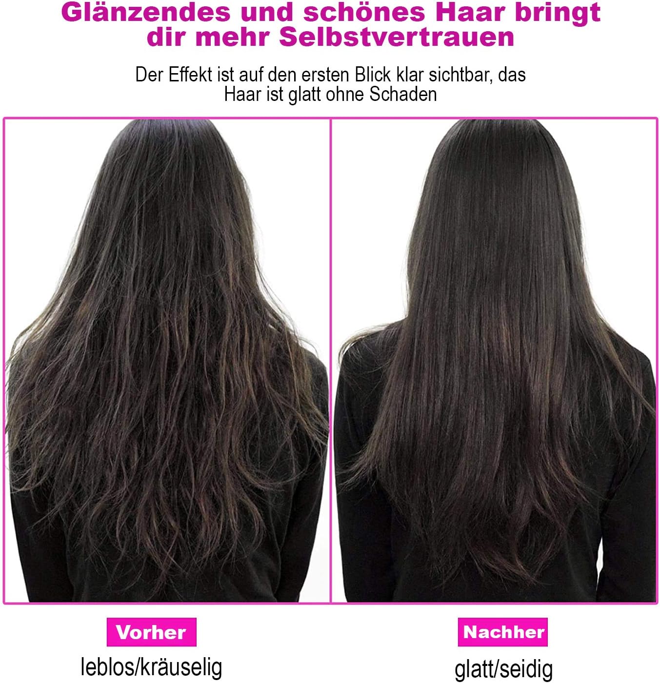 Fer à lisser professionnel 2 en 1 : lissez et coiffez vos cheveux en un seul geste pour une finition parfaite – Image 7