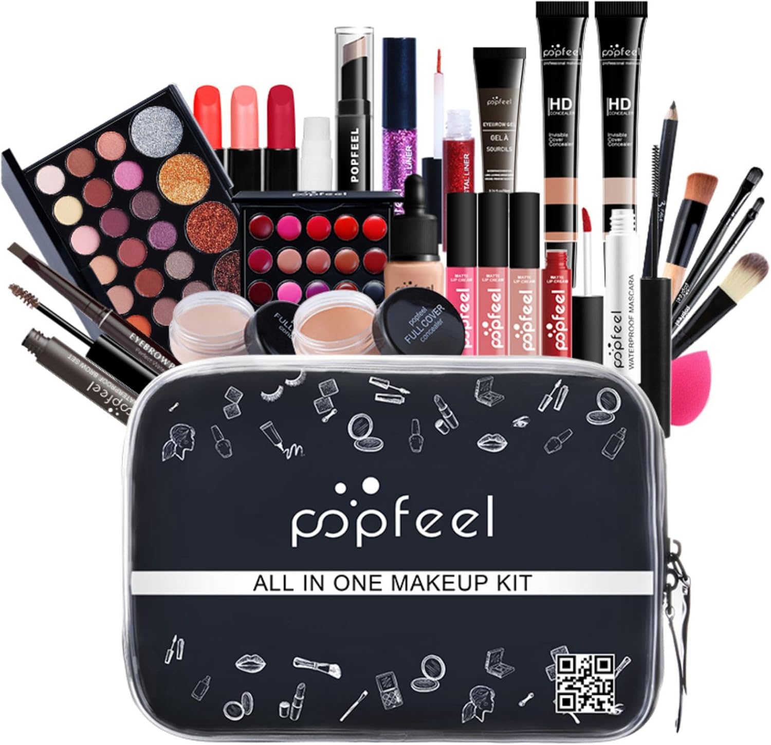 Kit de Maquillage Fantaisie 28 Pcs Pour Un Look Éblouissant – Image 2