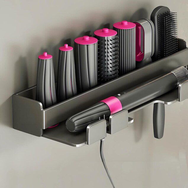 Support mural pour Dyson Airwrap : rangement élégant et pratique pour les passionnés de coiffure