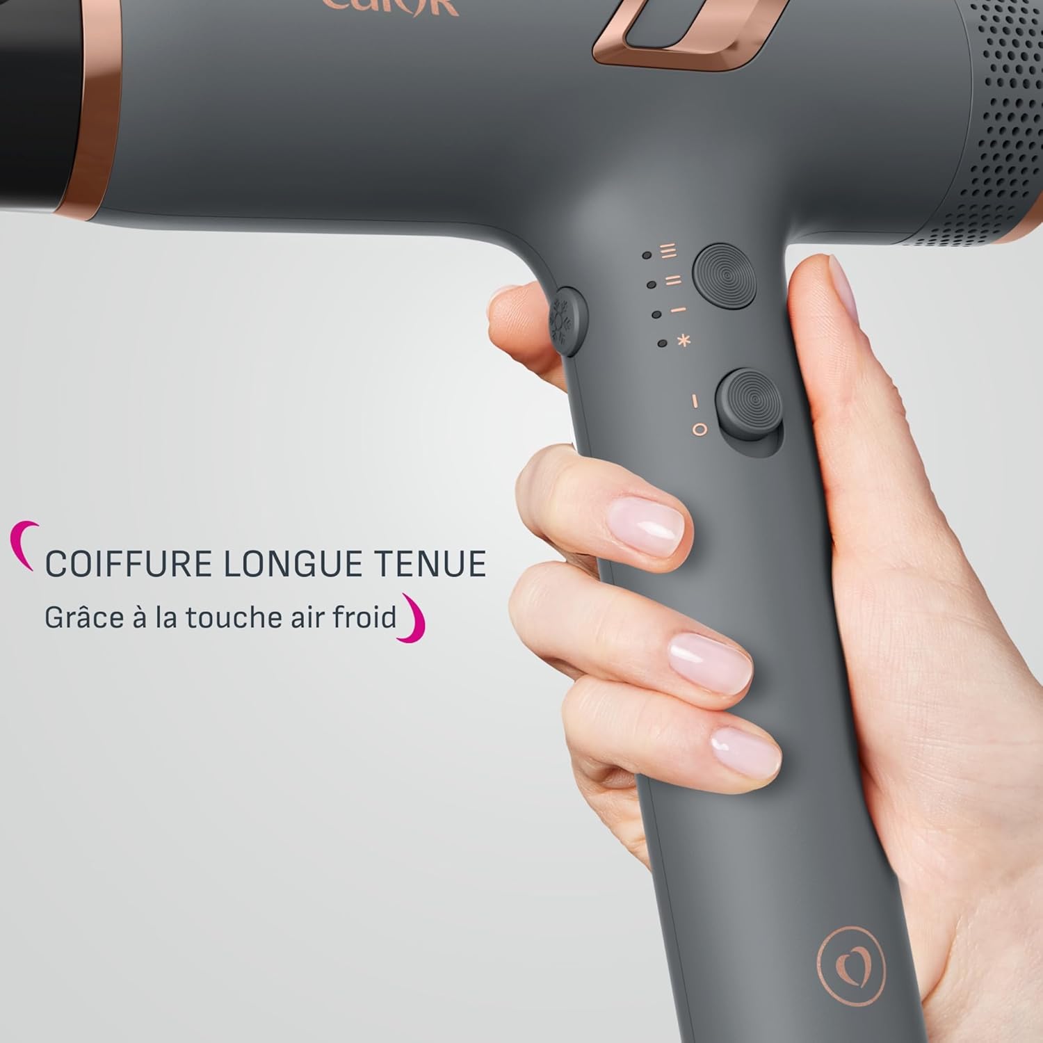 Sèche-cheveux ultra-compact pour un séchage rapide : profitez d'un moteur digital haute vitesse et d'un flux d'air de 266 km/h – Image 8