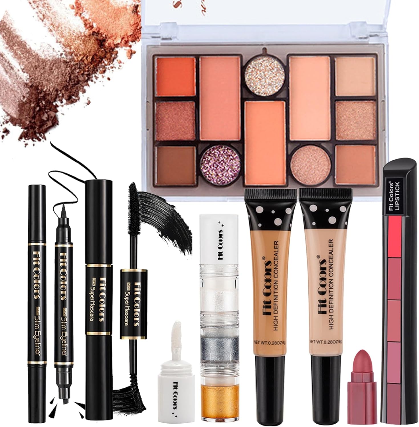 Kit de maquillage professionnel : l'ensemble parfait pour sublimer le visage, les yeux et les lèvres des femmes et des filles