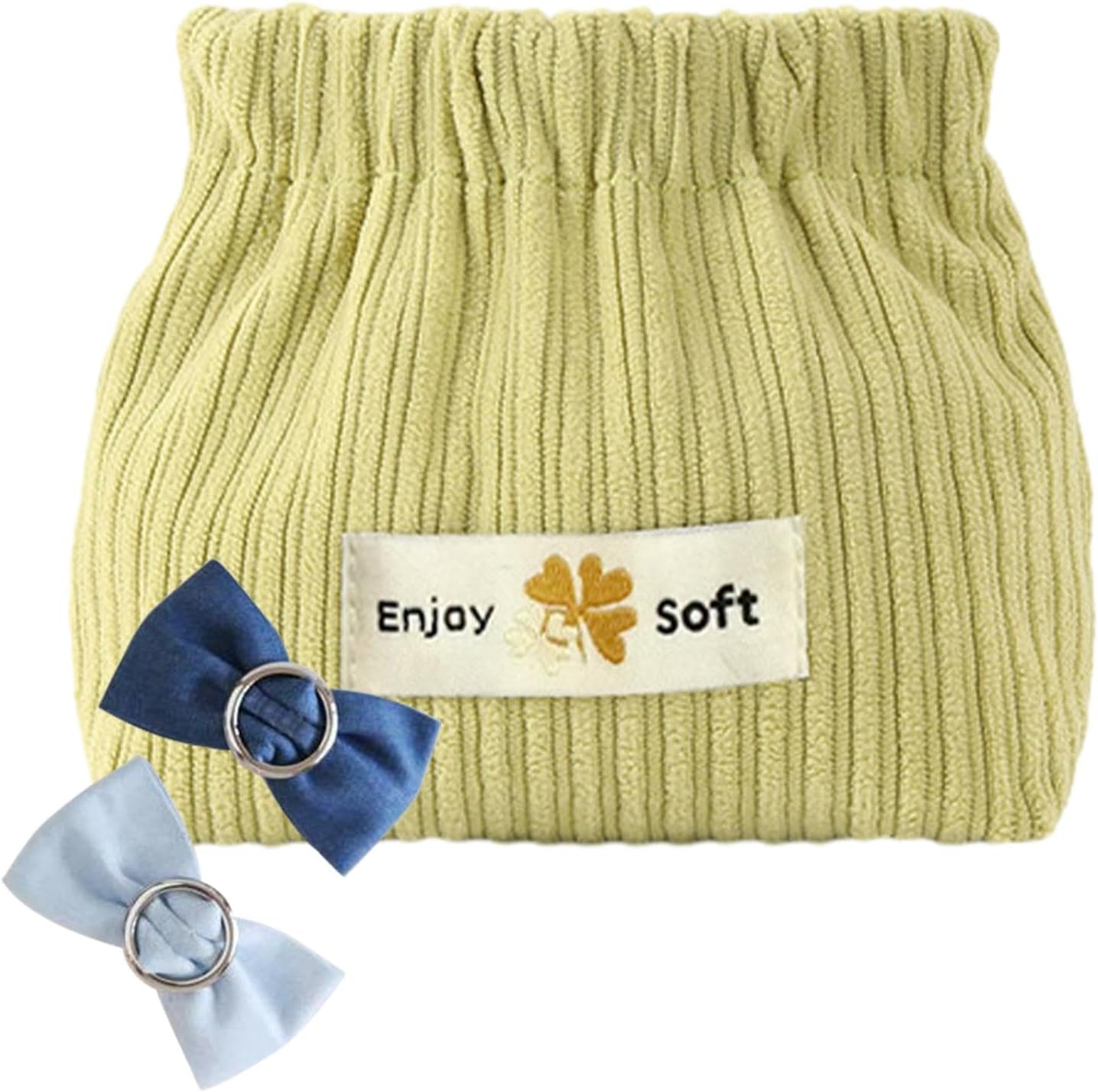 Petite trousse de maquillage en velours côtelé : l'organisateur tendance pour les passionnées de beauté   Pratique et élégante, cette pochette portable souple est idéale pour ranger épingles à cheveux, bandeaux, bijoux et coton-tiges avec style.