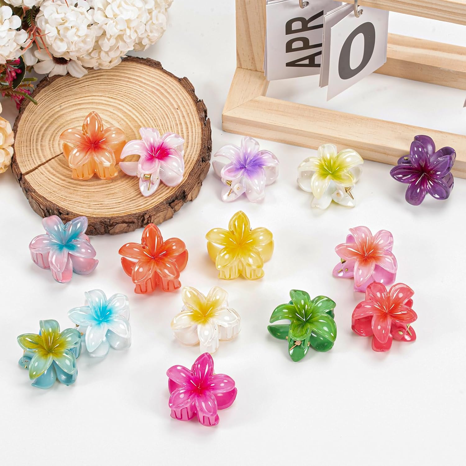Pinces à cheveux fleurs : le lot de 15 accessoires élégants pour femmes et filles – Image 7