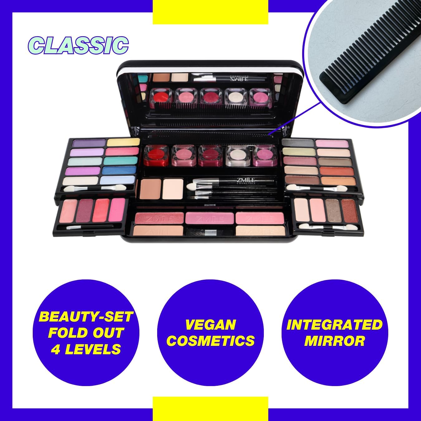 Palette de maquillage 'Classic' : le choix idéal pour les passionnées de beauté vegan – Image 2