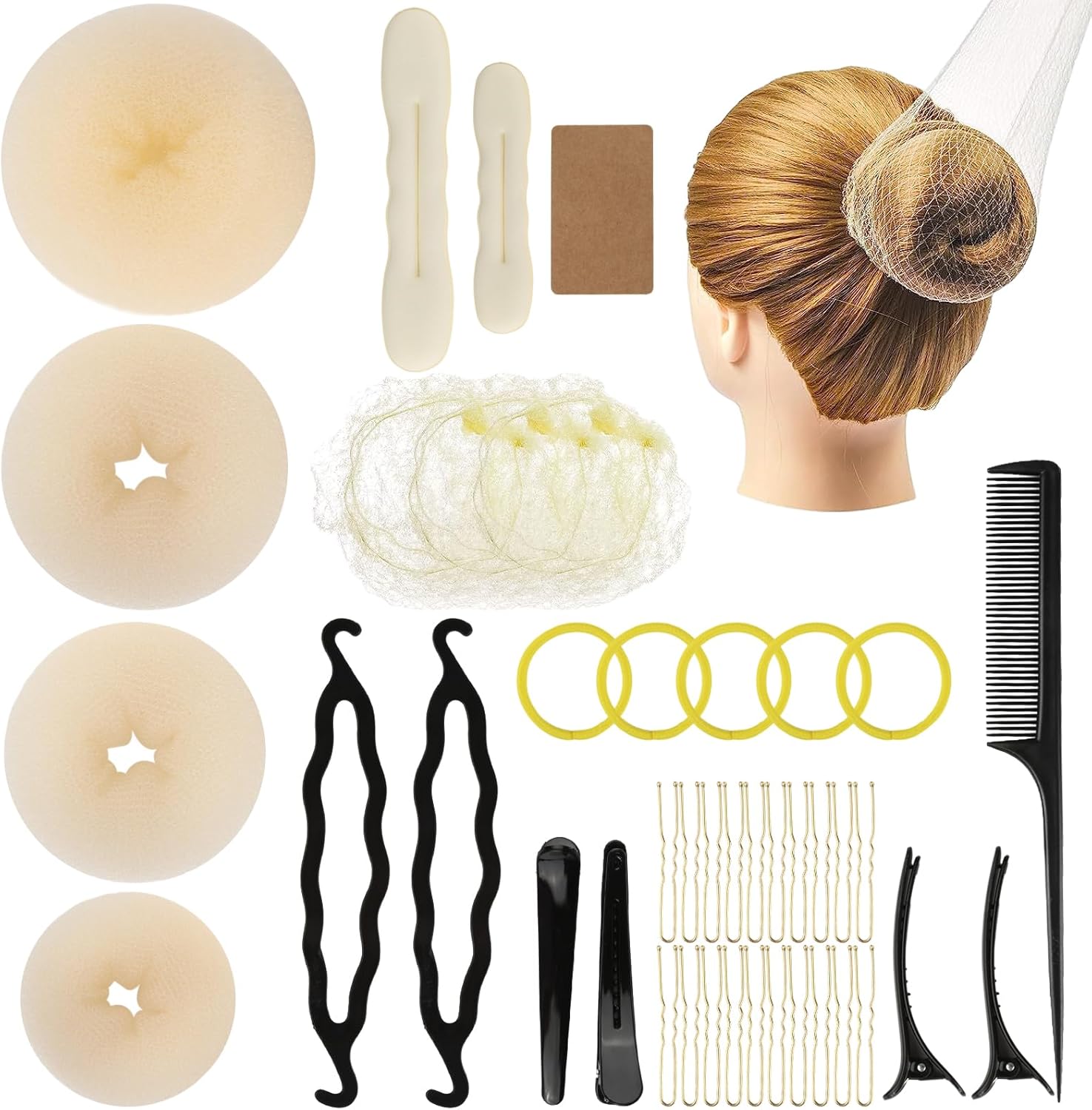 Accessoires de coiffure : lot de 39 pièces pour enfants, filles et femmes Transformez votre coiffure avec élégance grâce à des accessoires variés et pratiques