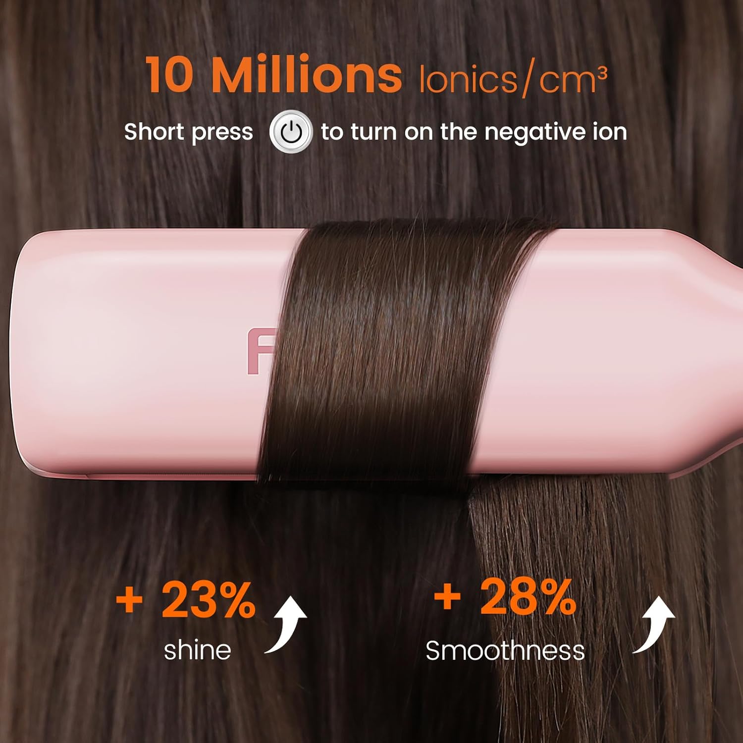 Faszin lisseur cheveux professionnel pour des coiffures impeccables : plaques en titane et chauffage rapide en 30 secondes – Image 4