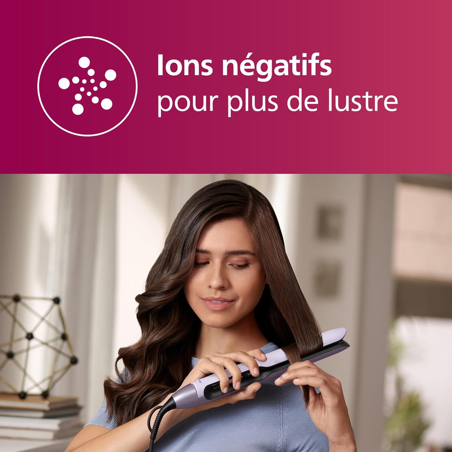 Lisseur en céramique Philips série 5000 : un style parfait pour les cheveux fragiles – Image 5