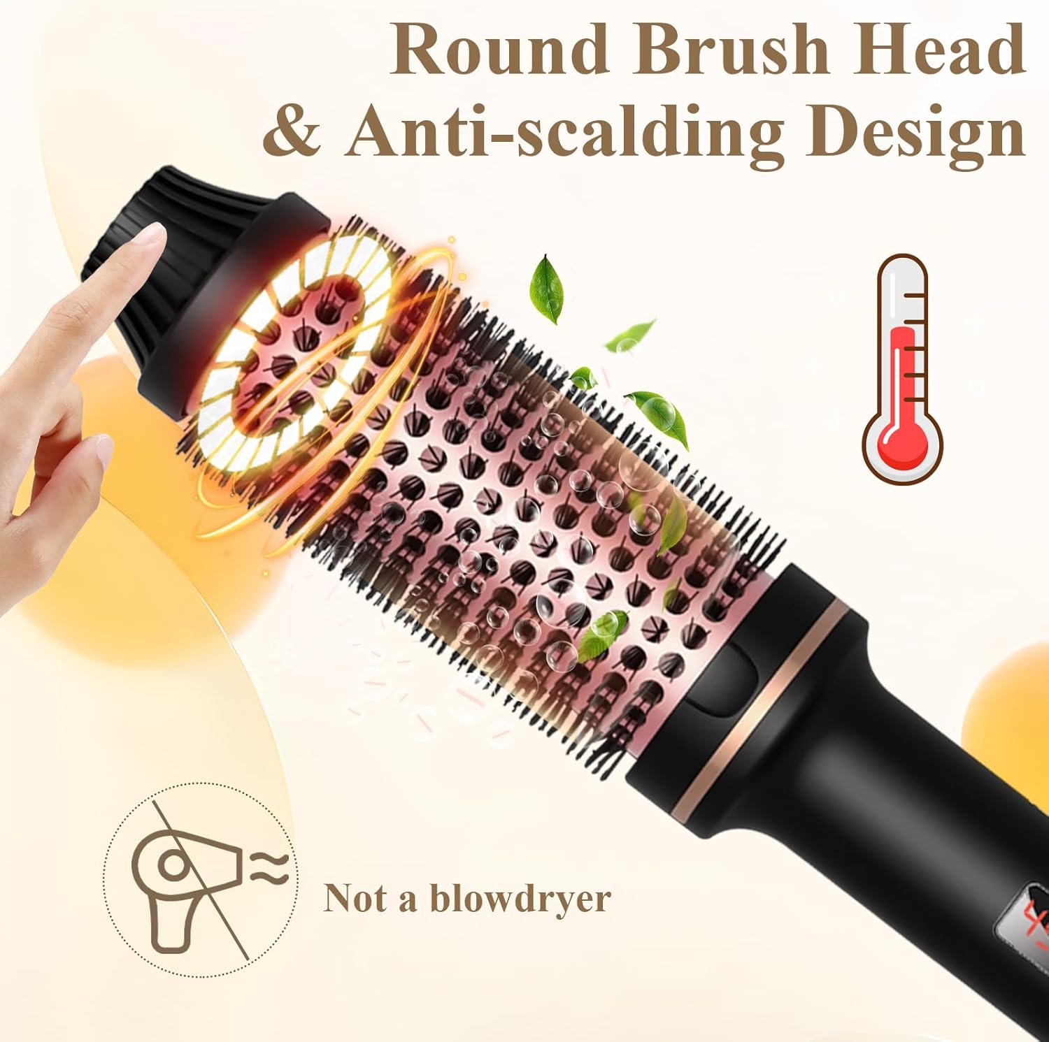 Brosse Thermique 38mm : Coiffage Parfait en Un Seul Étape – Image 4