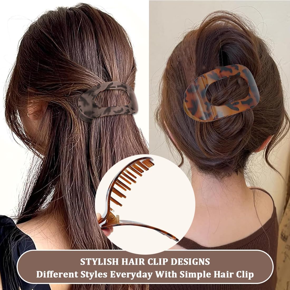 Pinces à cheveux plates antidérapantes : 4 accessoires élégants pour dames – Image 5