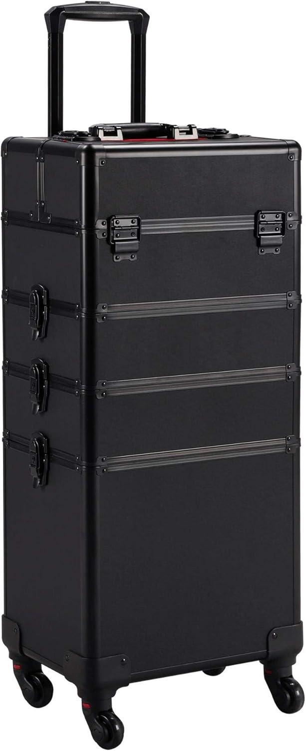 Valise maquillage à roulettes 4 en 1 : l’alliée idéale pour les professionnels de la beauté