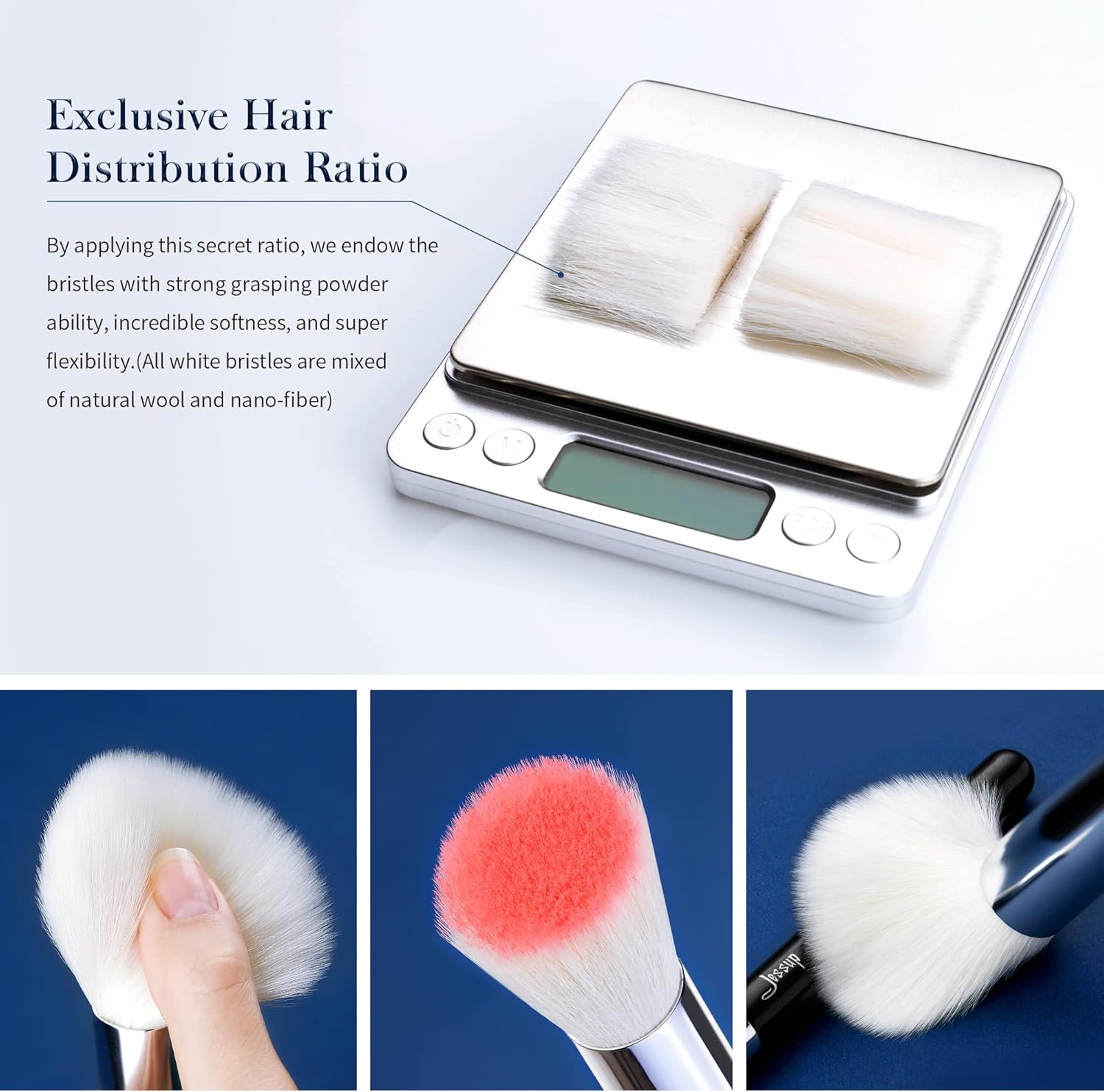 Pinceaux de maquillage professionnels : le set idéal pour sublimer votre teint 25 pièces pour un maquillage parfait, adapté aux passionnées de beauté – Image 3