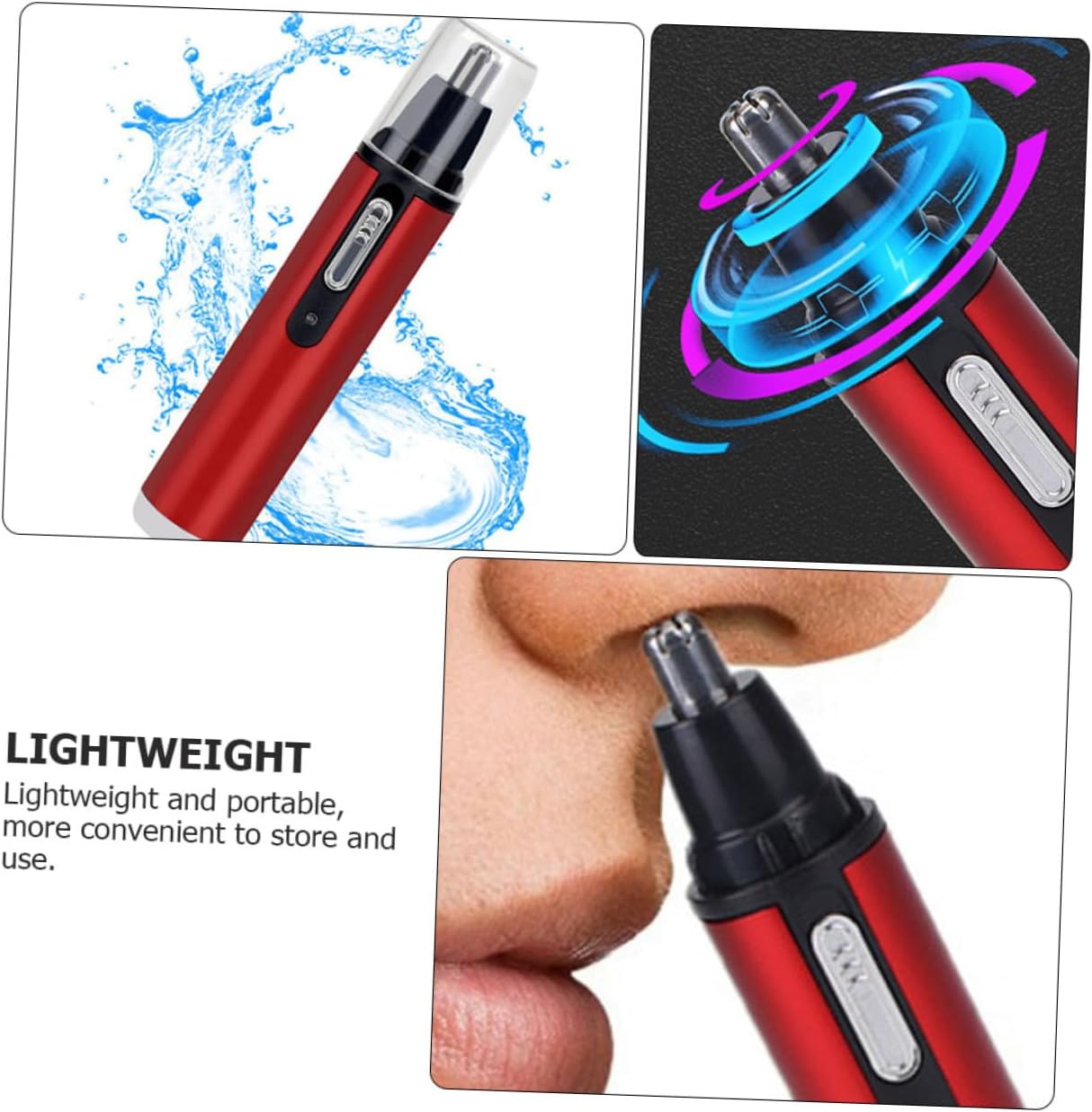Tondeuse électrique pour sourcils et poils de nez : design compact et rechargeable pour un grooming parfait – Image 7