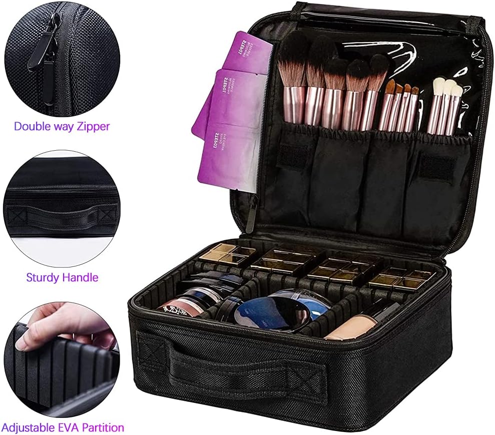 Sac de maquillage professionnel : l'organiseur élégant et étanche pour les passionnés de beauté – Image 2
