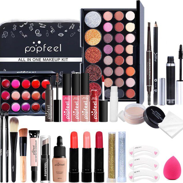 Ensemble maquillage complet pour femmes : 28 pièces pour un look parfait en toutes occasions