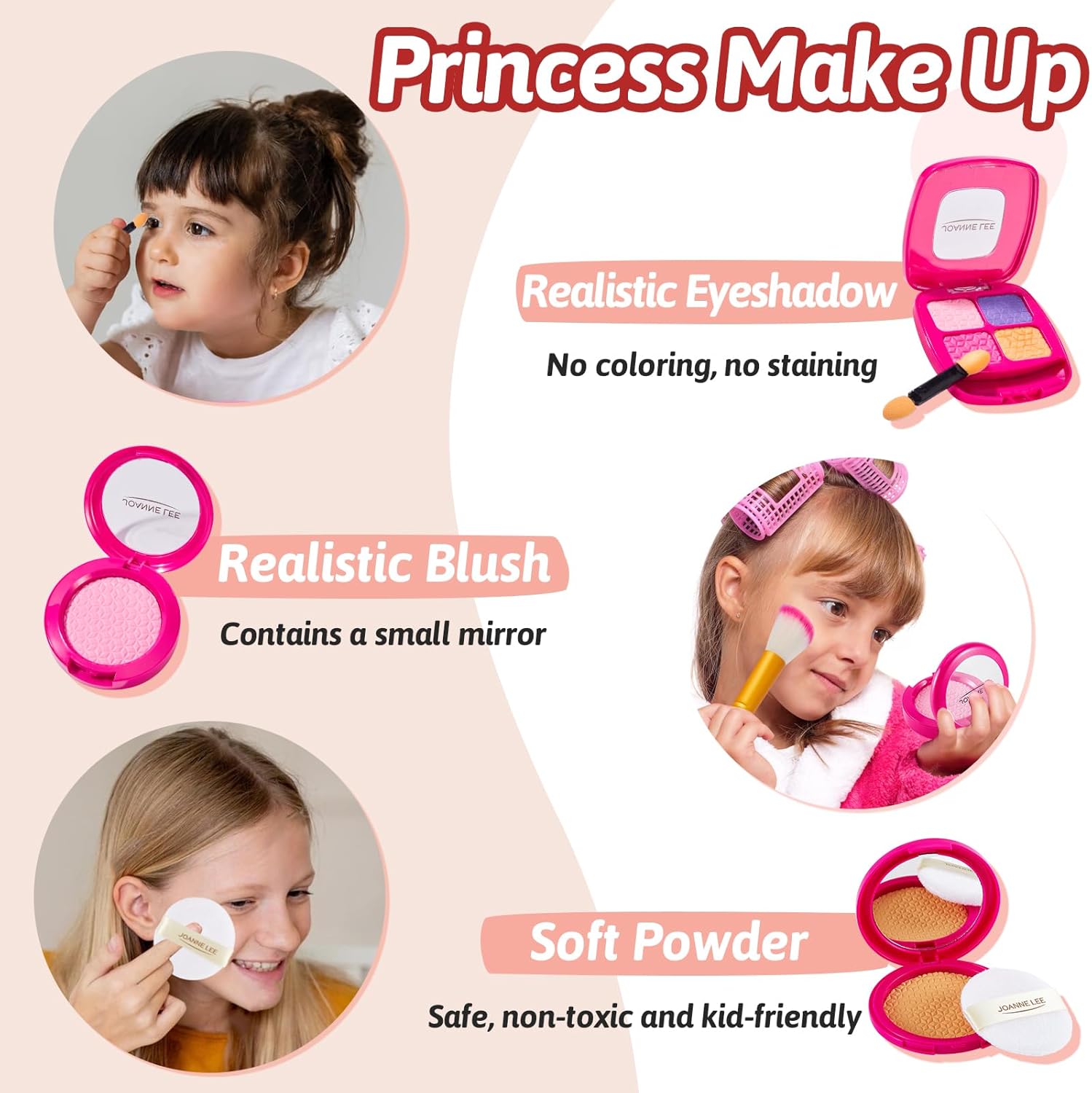 Faux maquillage enfant : la malette idéale pour des jeux d'imitation créatifs pour filles de 3 à 6 ans – Image 2
