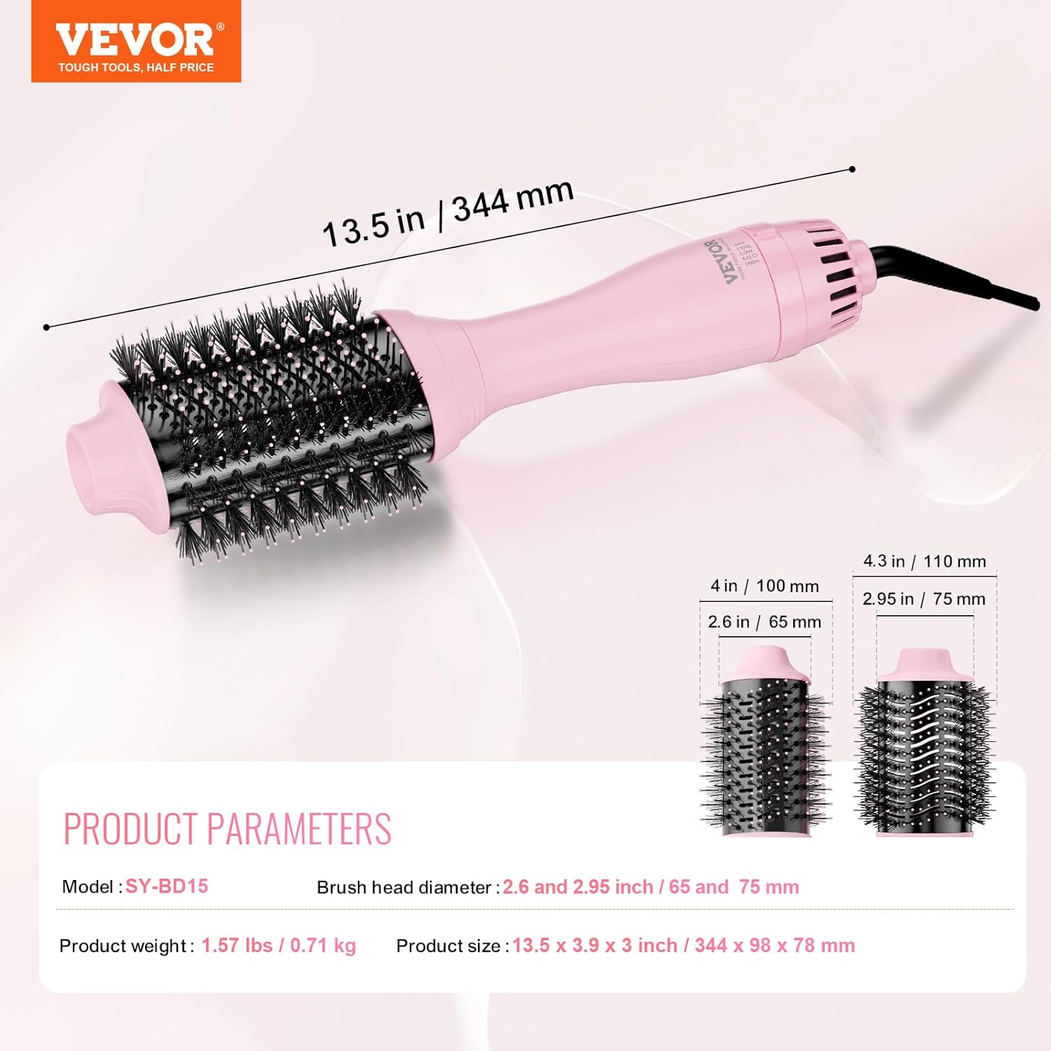 Brosse Soufflante Ionique : Volume et Style Parfait – Image 7