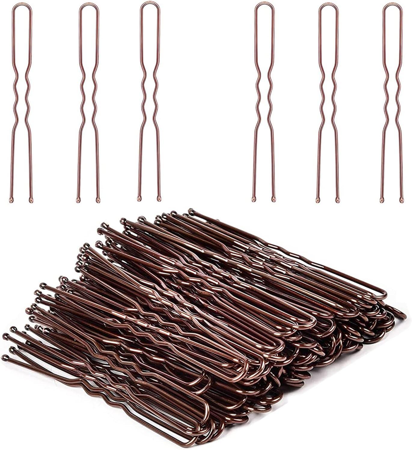 Épingle à cheveux marron : 50 pièces sécurisées pour un chignon élégant des femmes et des salons de coiffure