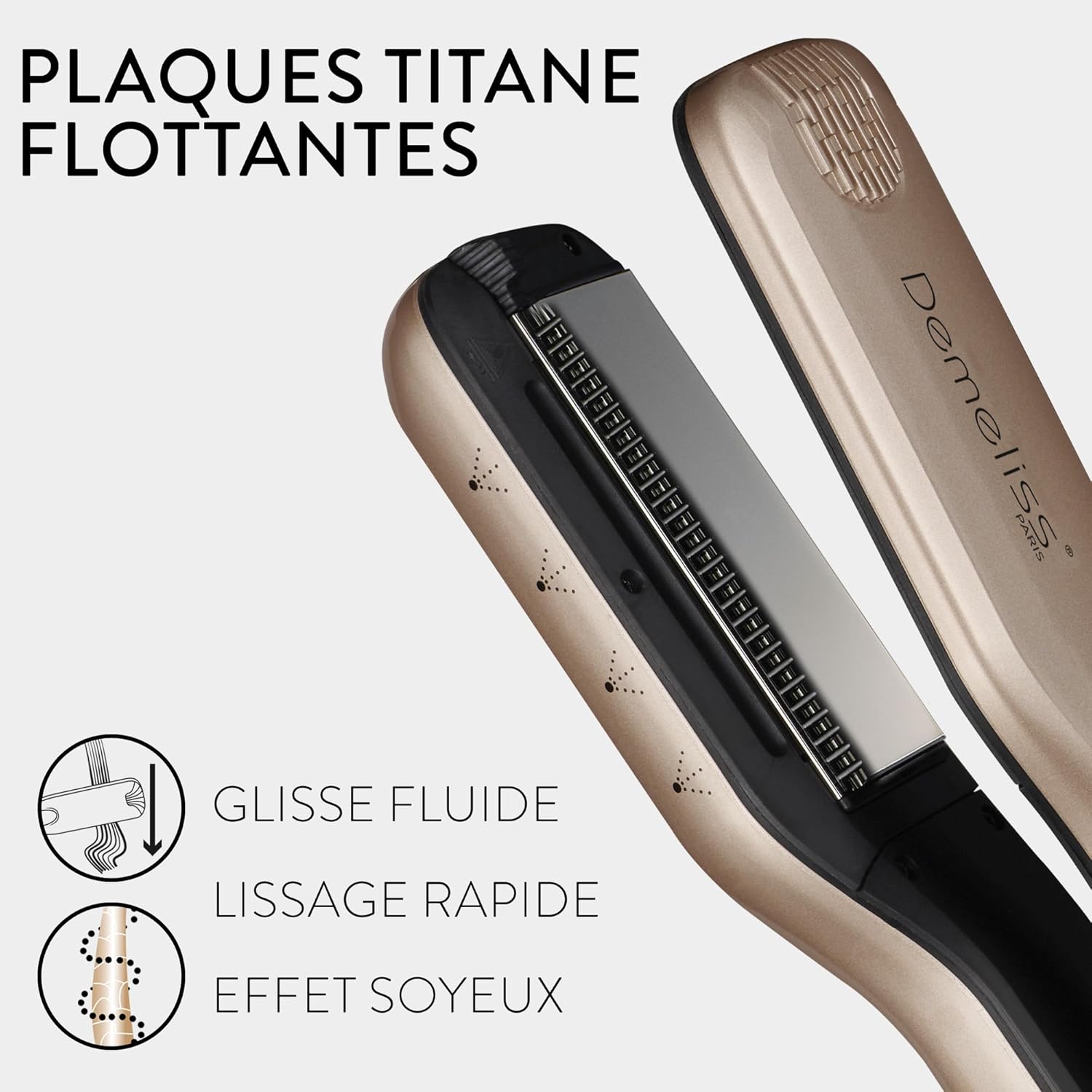 Lisseur Vapeur Titane : Lissage Parfait Pour Tous Cheveux – Image 3