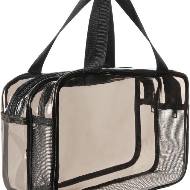 Trousse de toilette voyage : le sac cosmétique transparent idéal pour hommes et femmes, alliant grande capacité et praticité