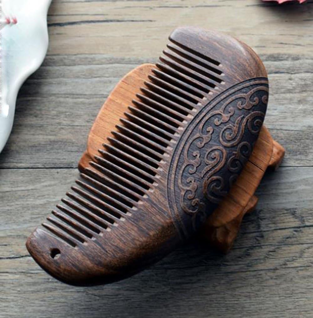 Peigne en bois de santal : l’accessoire naturel antistatique pour des cheveux sublimes – Image 3