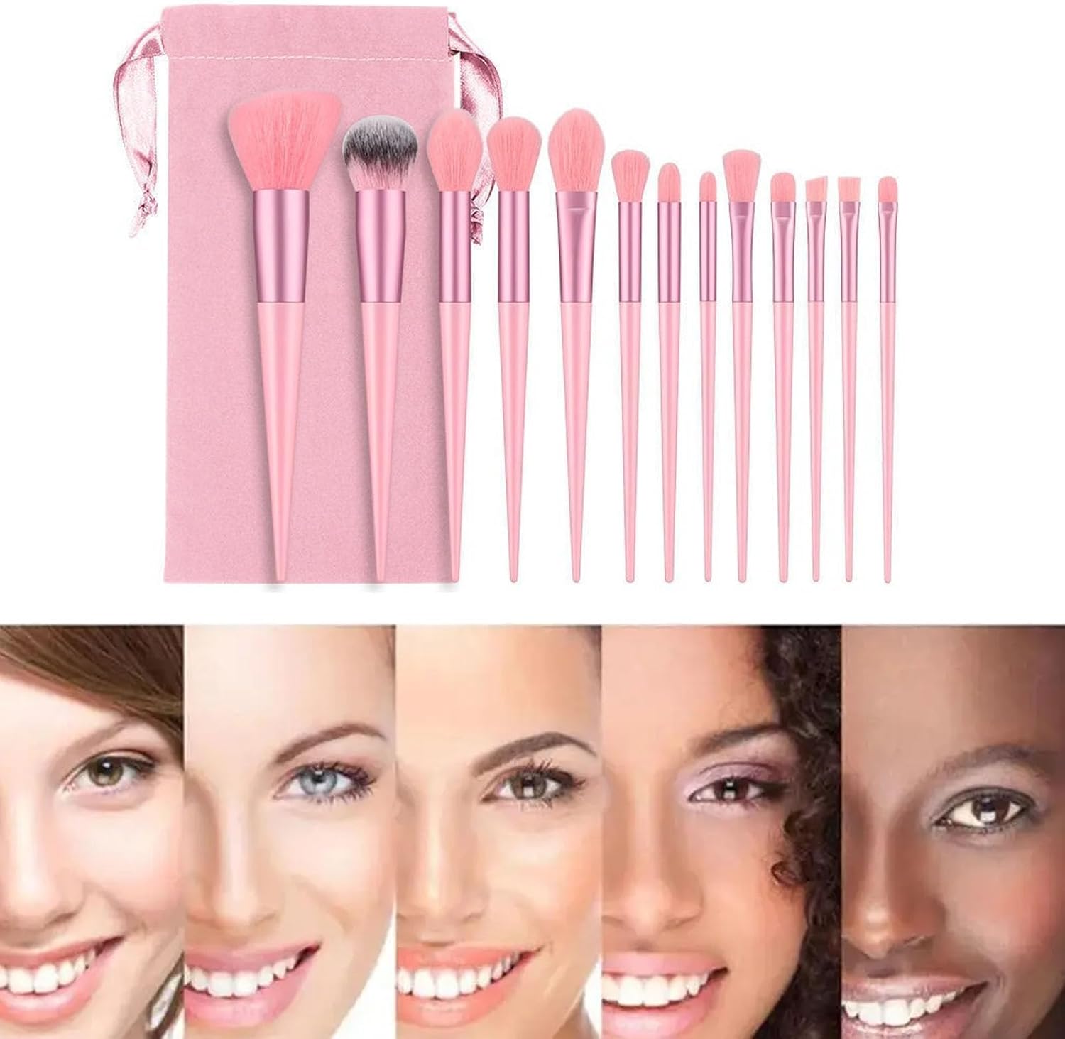 Pinceaux de maquillage professionnels : le kit complet de 24 pièces pour un teint parfait Idéal pour les passionnées de beauté et les professionnelles en quête de précision – Image 2