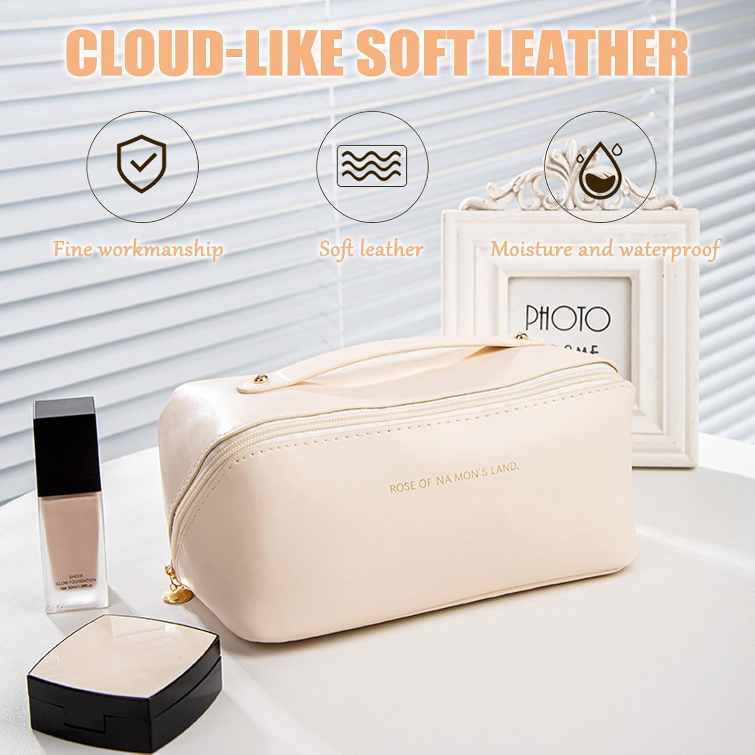 Grande Trousse de Maquillage Voyage Élégante et Pratique – Image 4