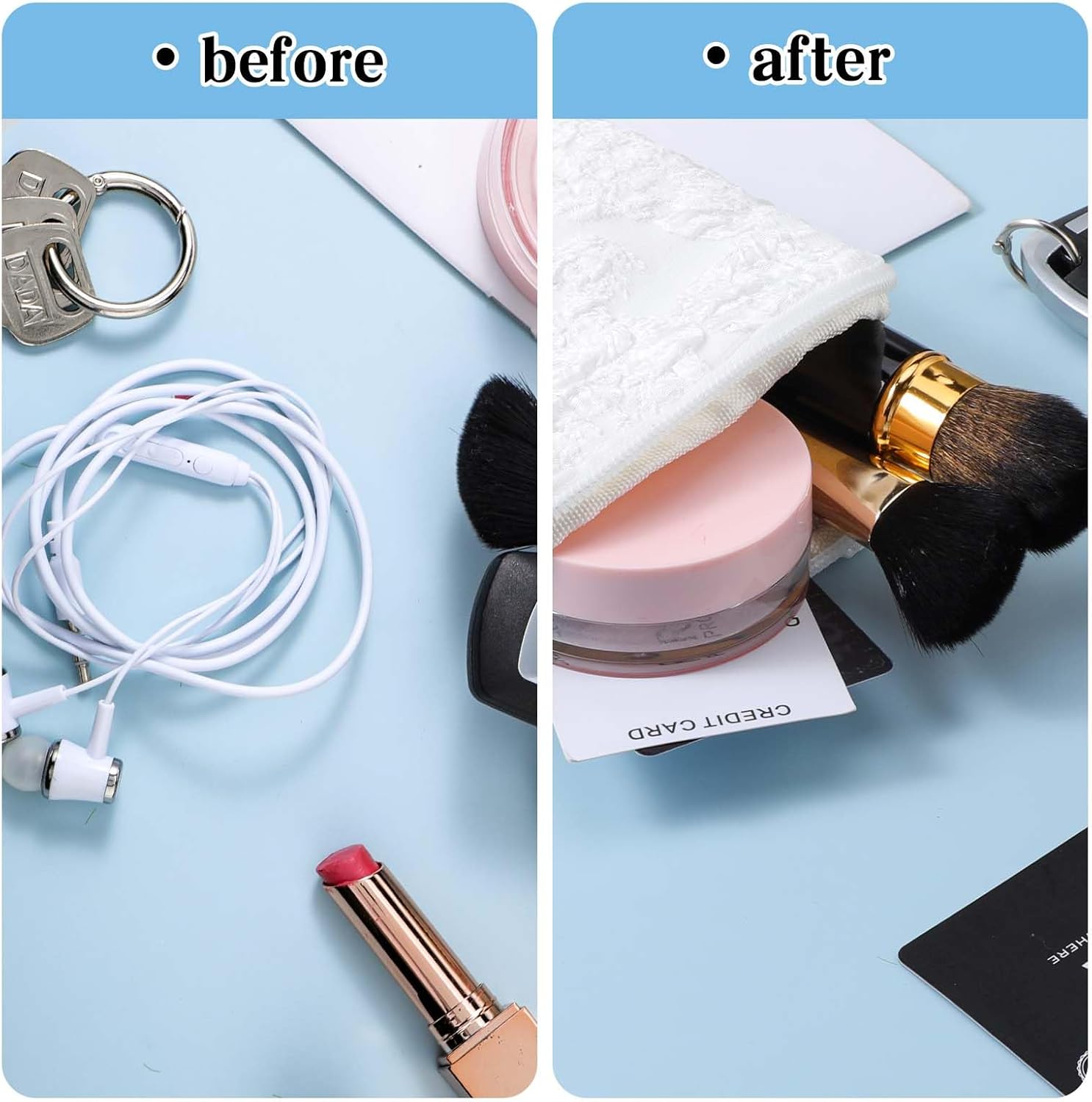 Petite trousse de maquillage pour filles et femmes : élégance et praticité dans votre sac à main – Image 4