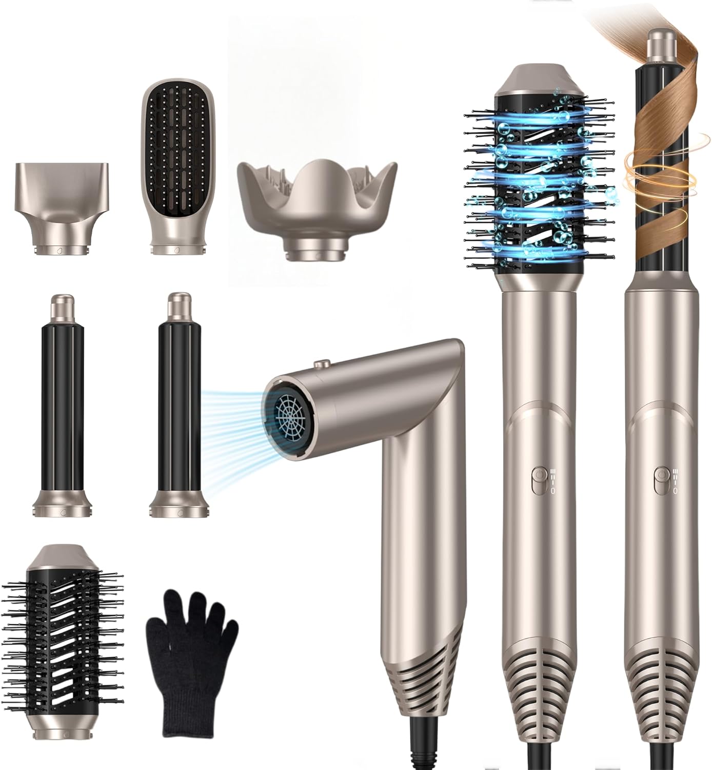 Transformez Vos Cheveux avec la Brosse Chauffante 6 en 1