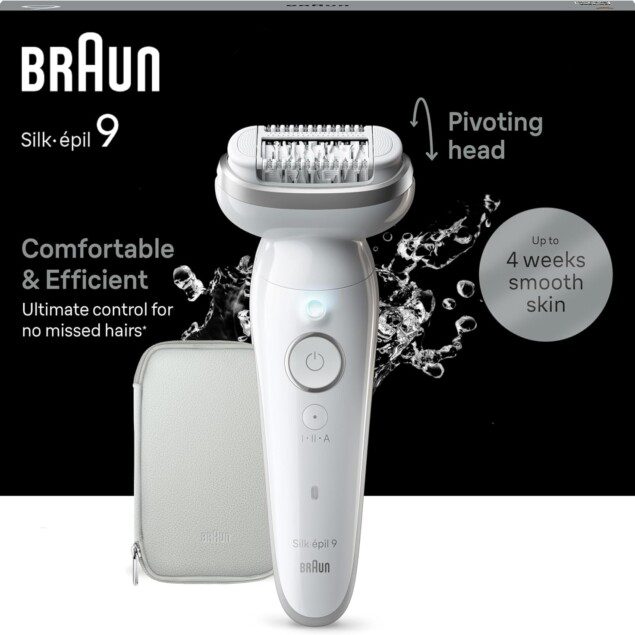 Épilateur Braun Silk-épil 9 : solution idéale pour une épilation douce et précise, même dans les zones sensibles