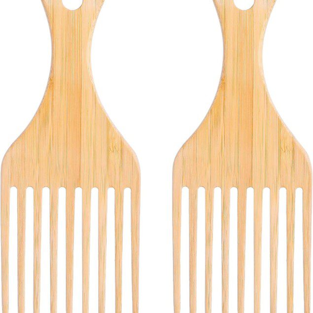 Peignes afro en bambou naturel : le duo idéal pour sublimer vos cheveux bouclés