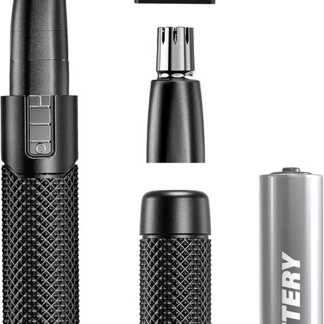 Tondeuse à sourcils et poils de nez pour hommes : un soin impeccable en toute simplicité