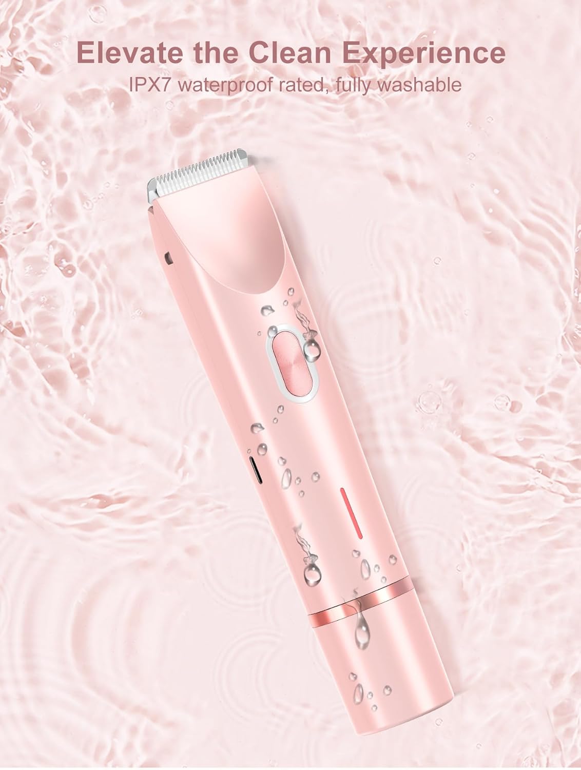 Tondeuse et rasoir électrique 2 en 1 pour femme : épilation efficace et douce du corps, bikini et visage – Image 5
