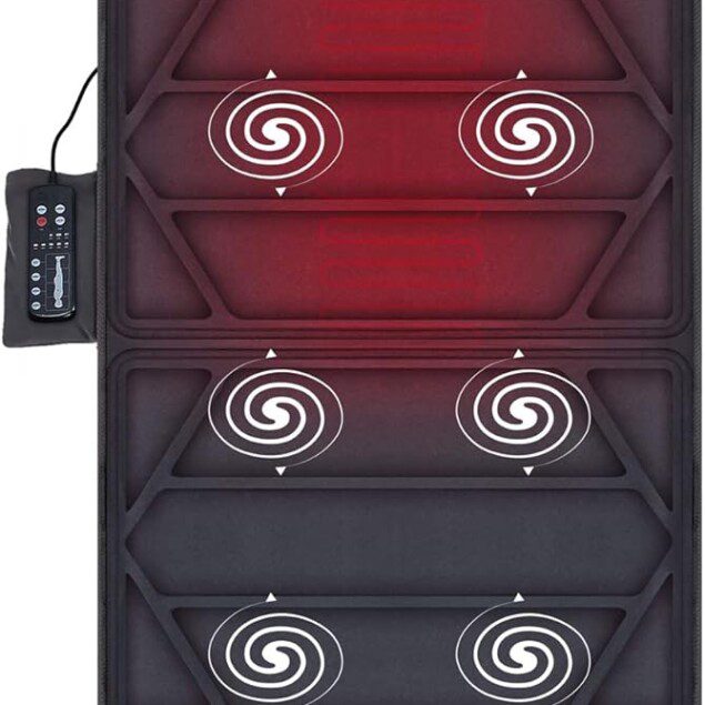 Matelas chauffant SNAILAX : tapis de massage dos et cou pour un bien-être ultime  Offrez à votre corps un moment de détente avec ce masseur électrique à 10 moteurs vibrants et chauffage réglable, idéal pour hommes et femmes à Noël.