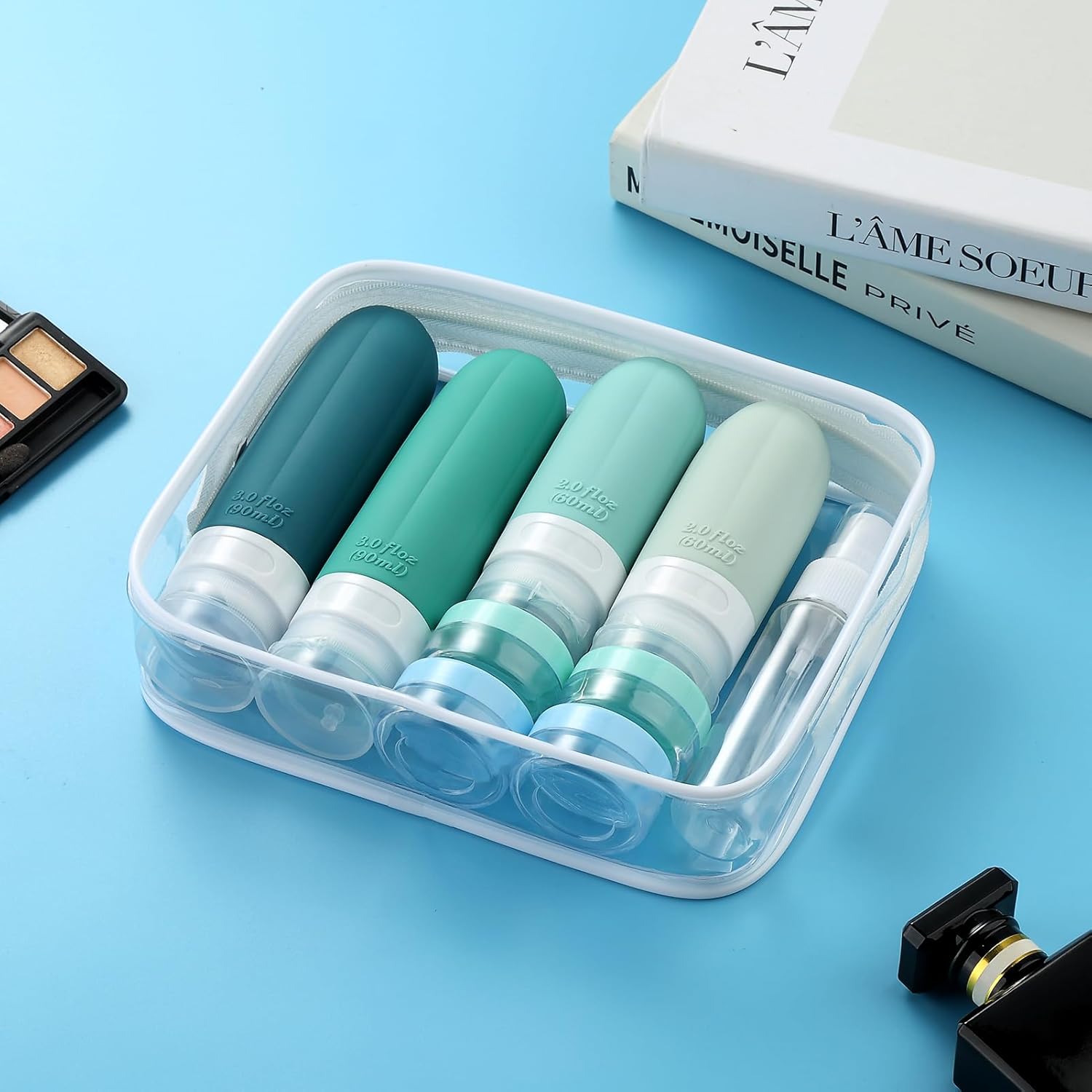 Flacons de voyage en silicone : 16 pack étanches pour les globe-trotters, idéaux pour lotions et cosmétiques – Image 6