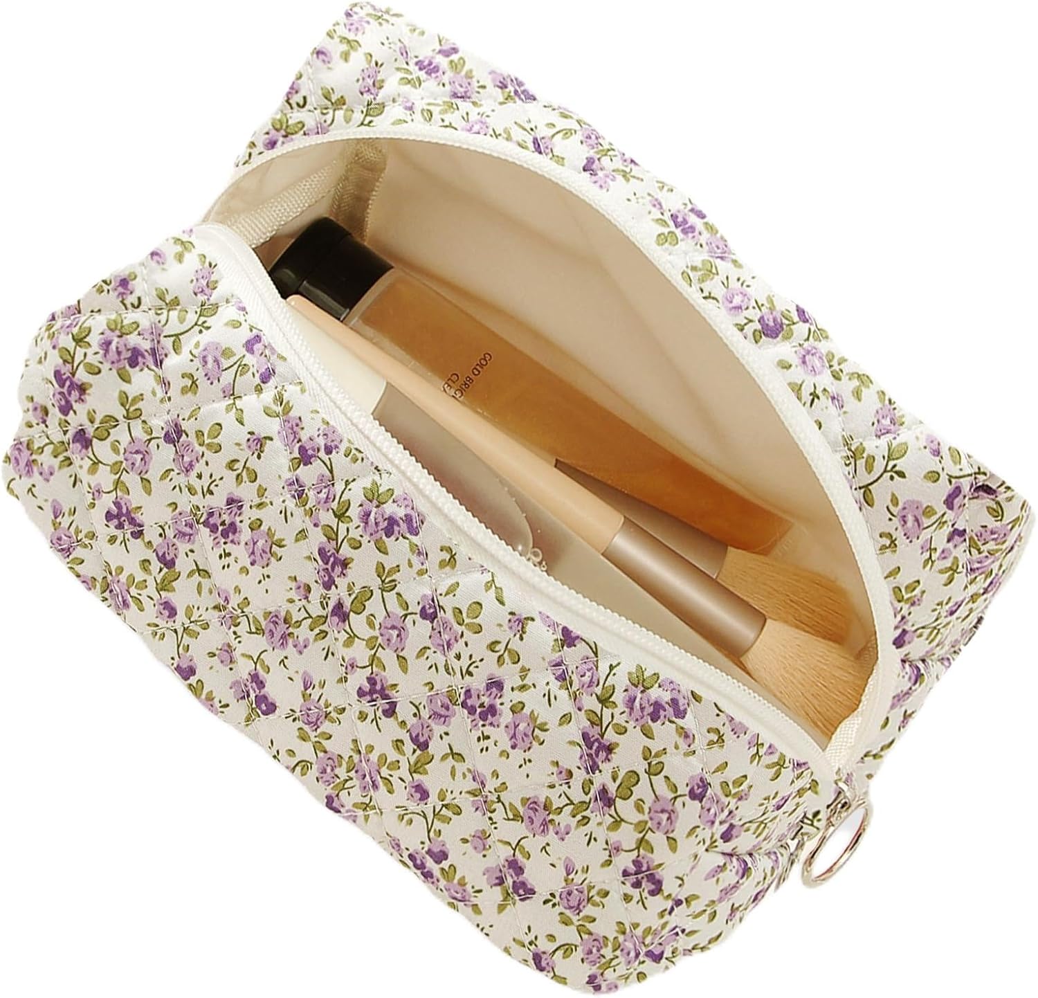 Trousse de maquillage matelassée : élégance et grande capacité pour les passionnées de beauté