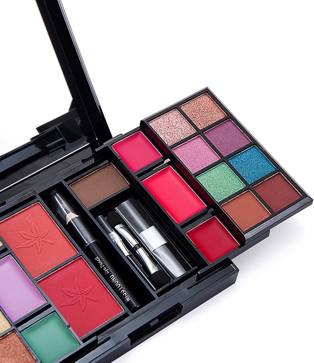 Palette de maquillage pour femme : 25 couleurs éclatantes pour un look tendance et personnalisé – Image 4