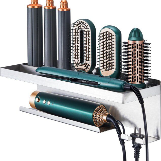 Support sèche-cheveux mural : organise votre salle de bain pour les passionnés de coiffure